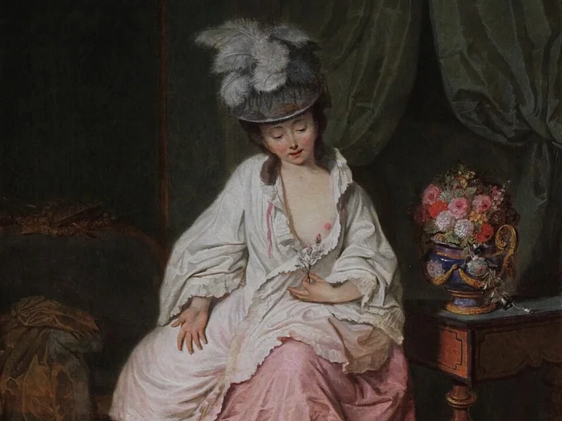 1748-Pierre Alexandre Wille - Il bocciolo di rosa